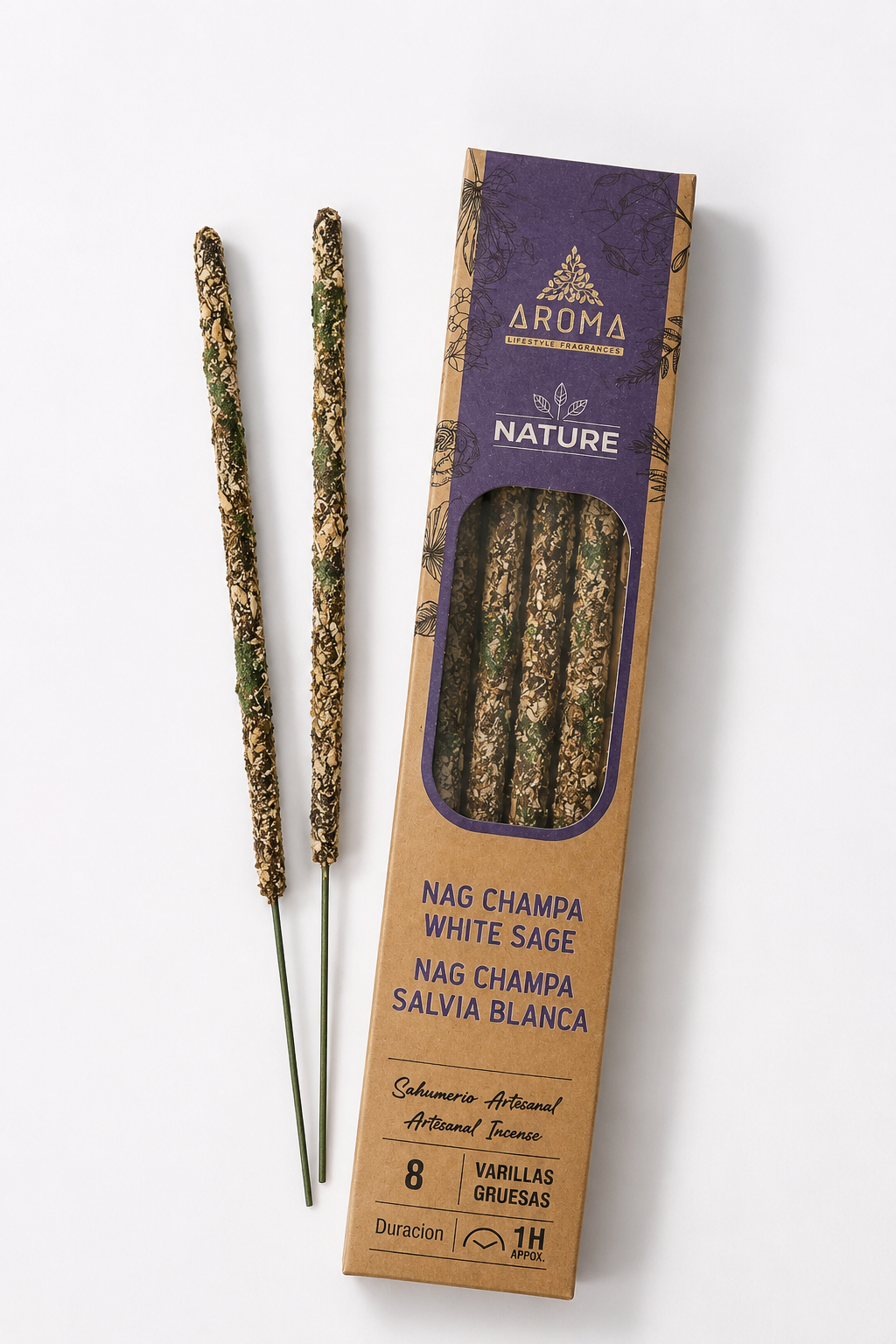 Incienso Nag Champa y Salvia Blanca | Purificación