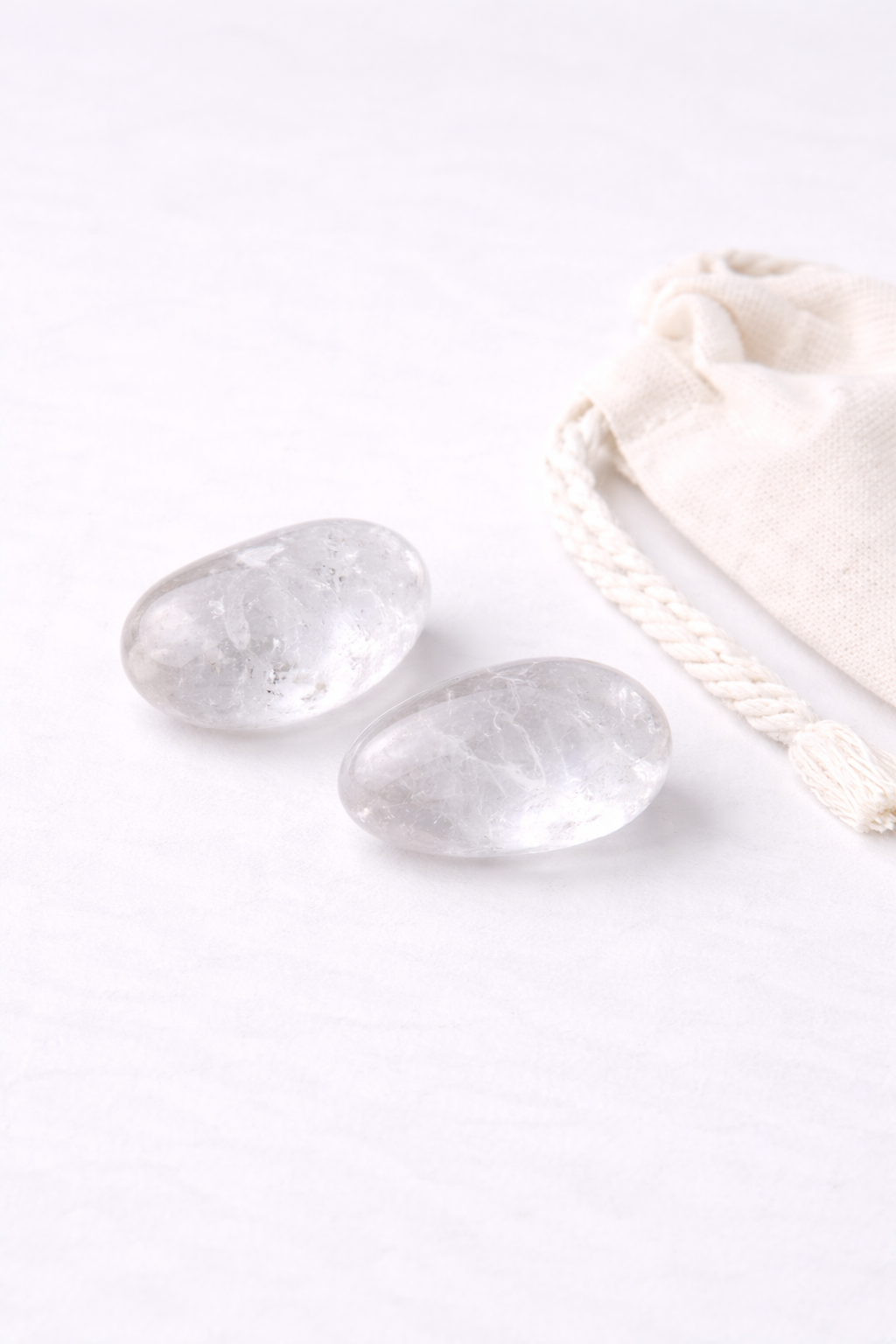 Rodado cristal de roca | claridad – energía – enfoque