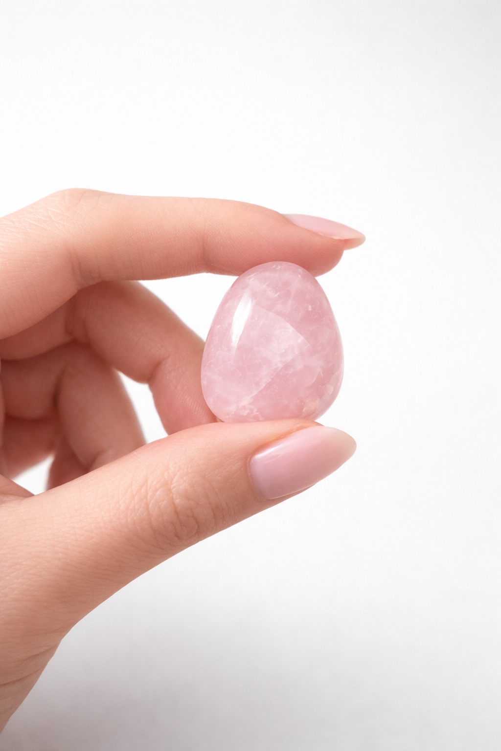 Rodado de Cuarzo rosa | amor – sanación – calma