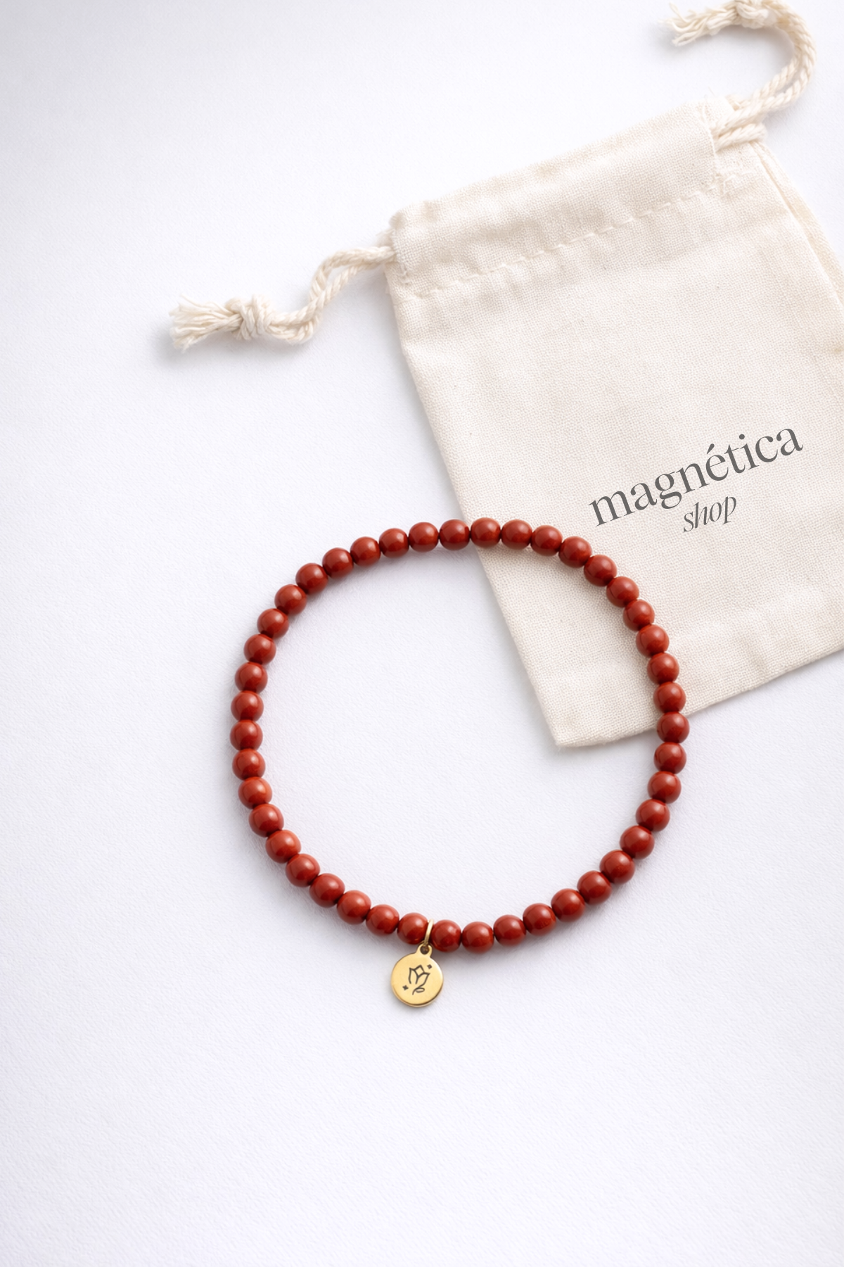 Pulsera jaspe rojo | energía – fuerza – estabilidad